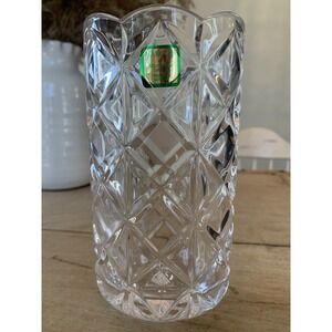 Marquis By WATERFORD CRYSTAL & Amway Diamond Collection 6" Vase